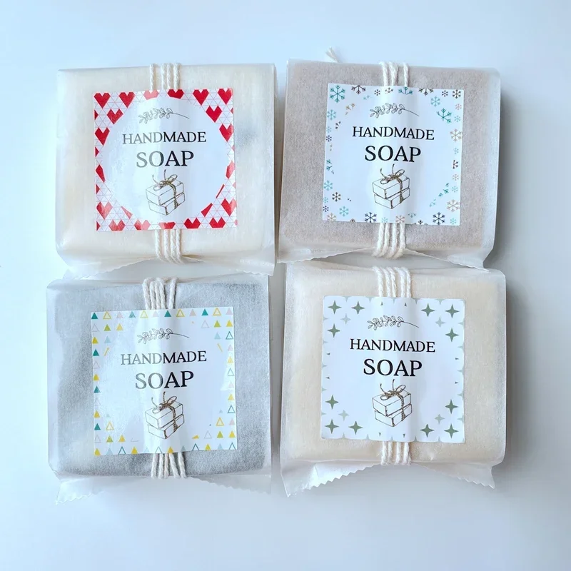 Kraft Soap Label - Handmade Soap Packaging Bag With Stickers