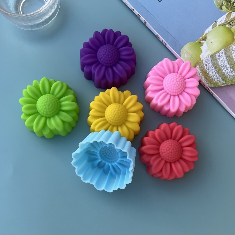 Soap Making Name - 6 Pcs Set Non-Stick Flower Designs