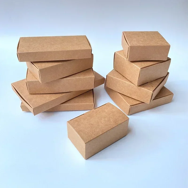 Kraft Soap Label - Tự Nhiên Giấy Kraft Nâu Hộp