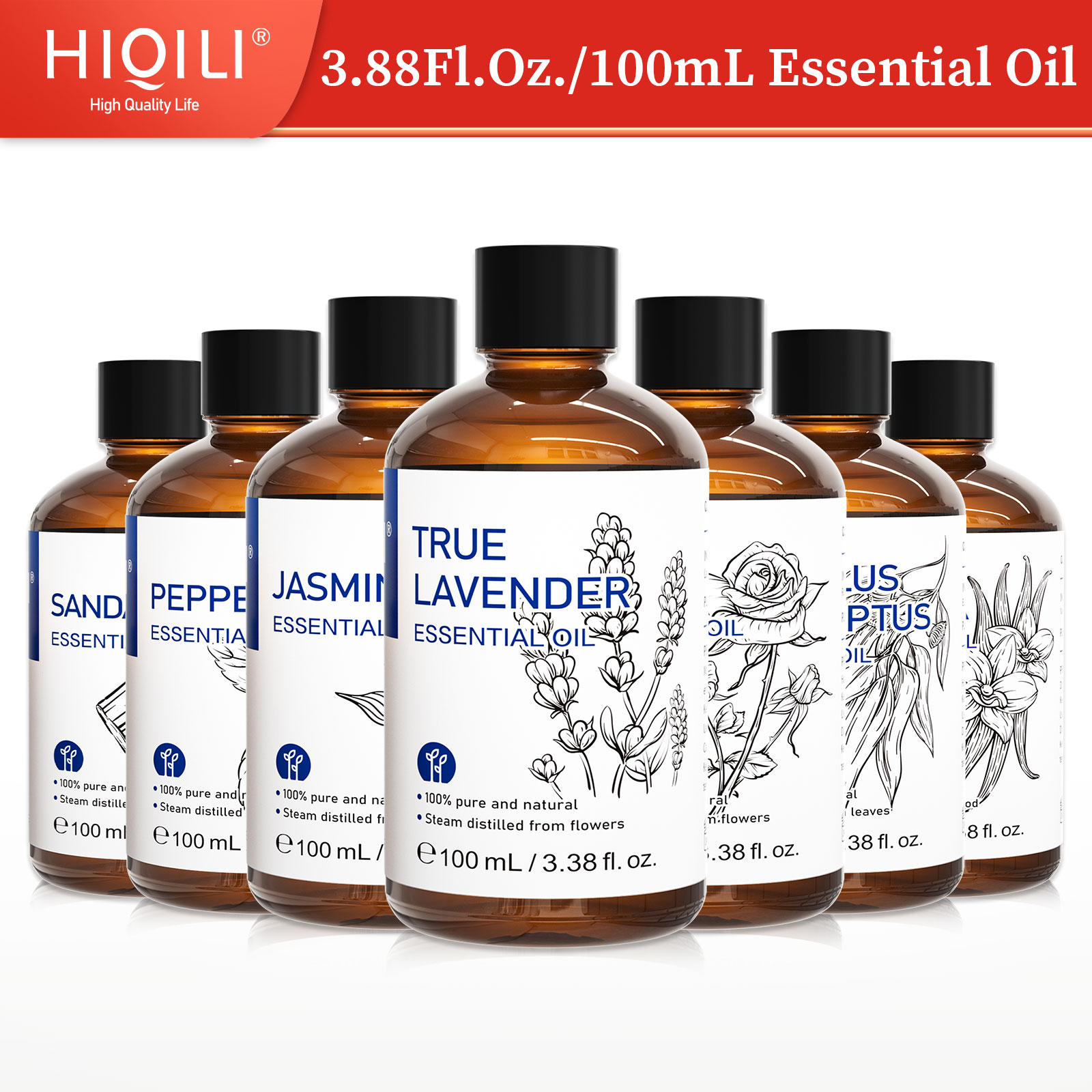 Soap Making Chemical - HIQILI 100% Natural,100mL Essential Oil Used