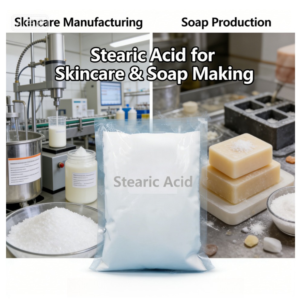 Premium Stearic Acid Powder 10 - đánh giá và giá Soap Making Acid