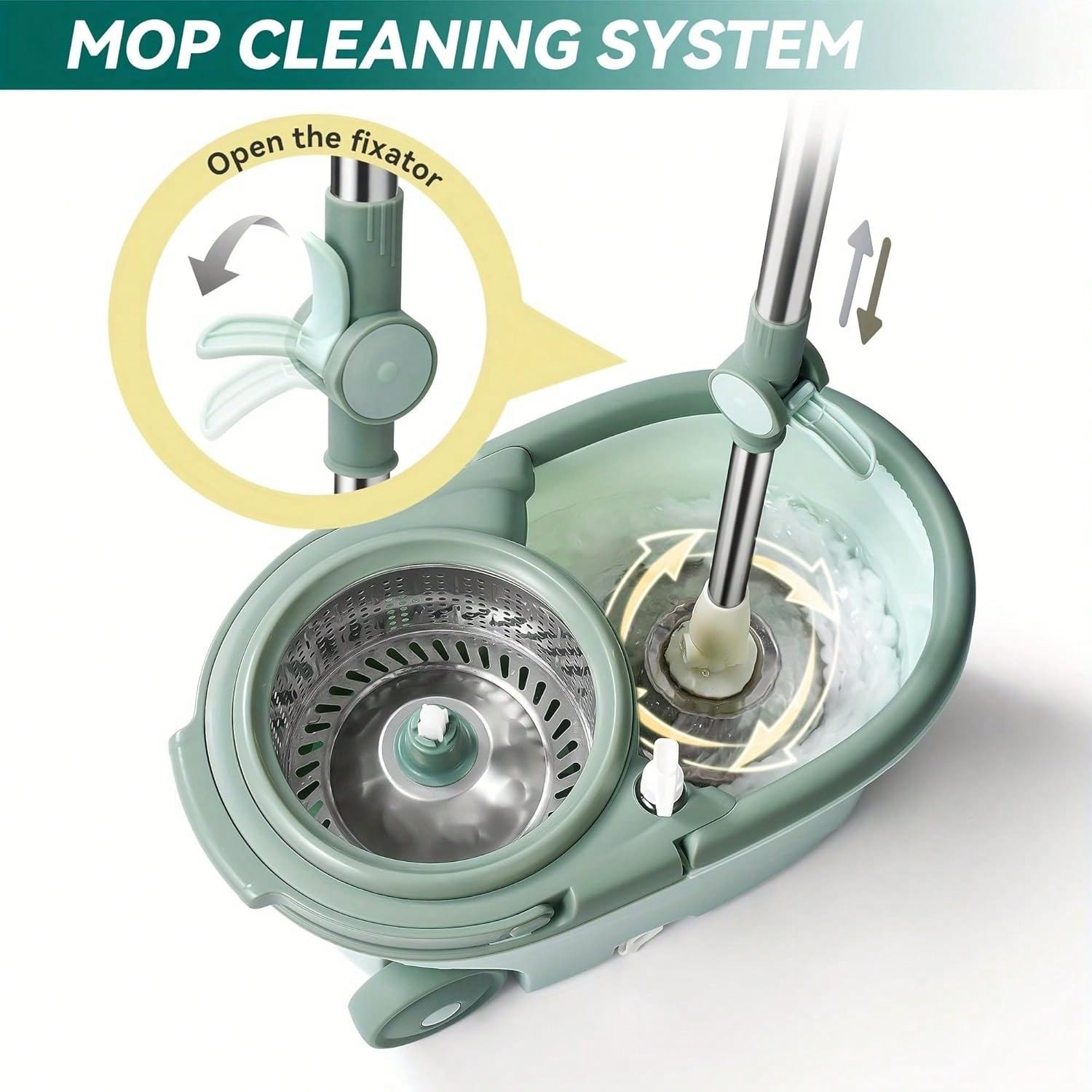 360 Spin Mop And Bucket System - đánh giá và giá Kraft Soap Label