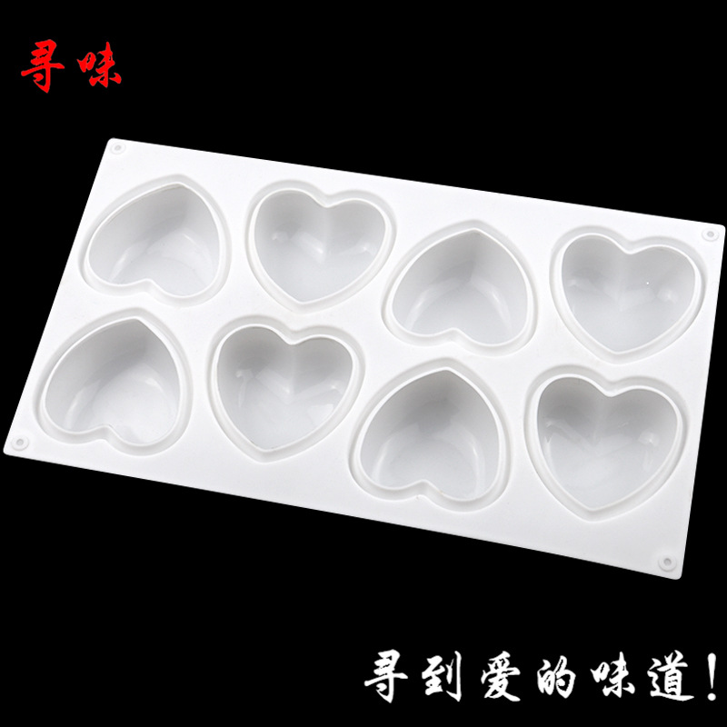 8 Pcs Love Heart Silicone Soap - đánh giá và giá Soap Making Experiment