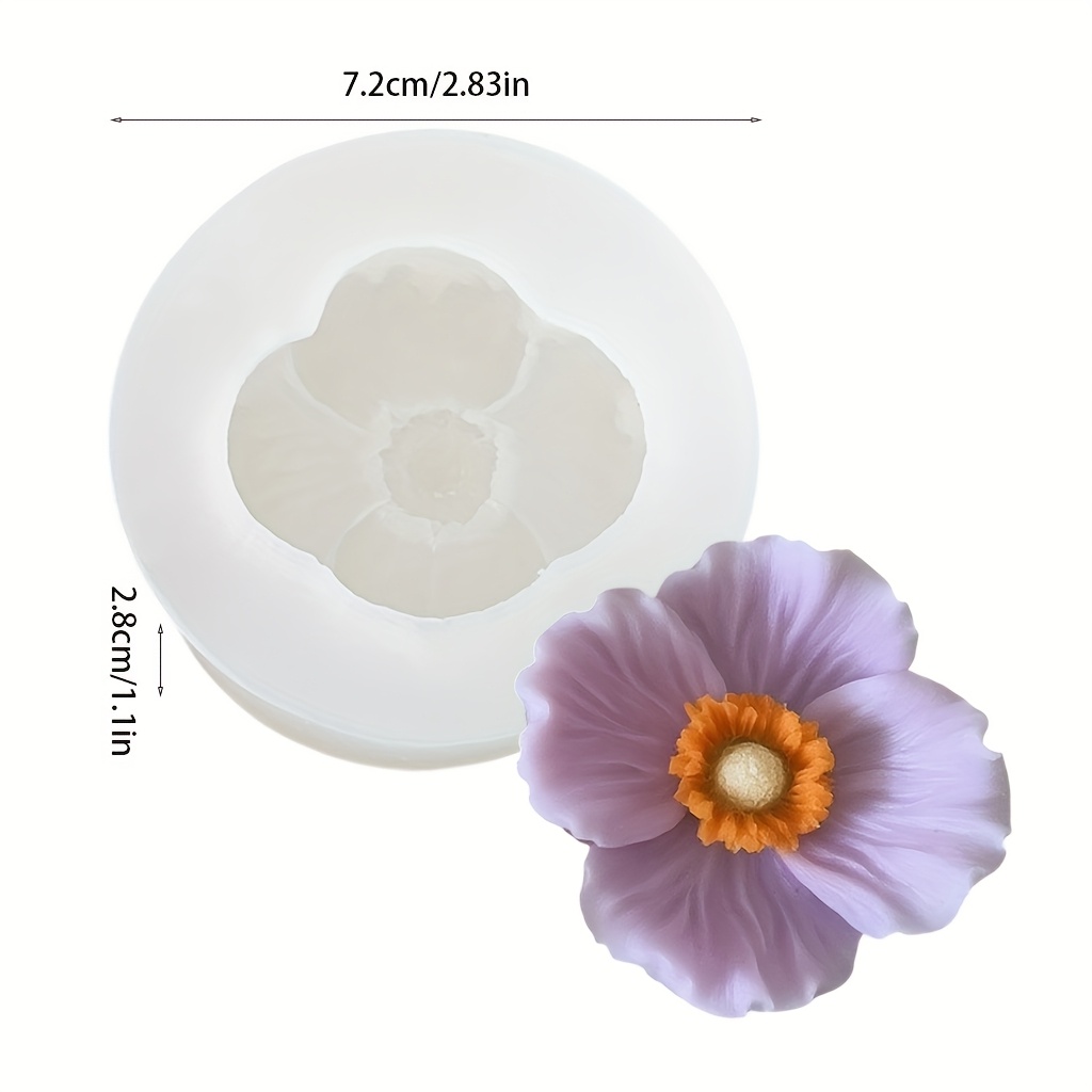 Flower Silicone Candle Mold, C - đánh giá và giá Soap Making Gifts