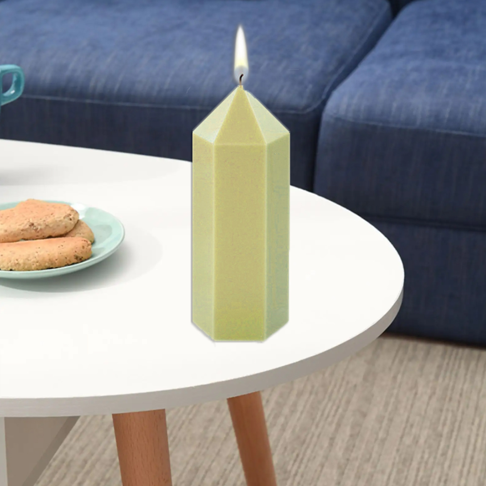 3D Hexagonal Column Candle Mol - đánh giá và giá Soap Making Experiment