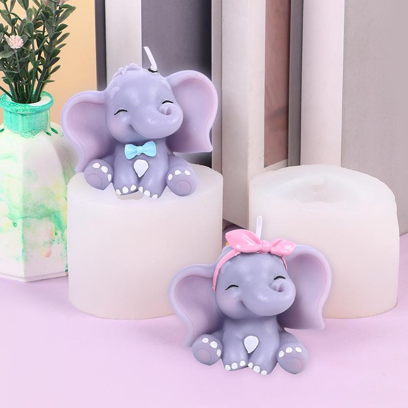Cute 3D Elephant Silicone Cand - đánh giá và giá Soap Making Name