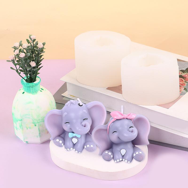 Cute 3D Elephant Silicone Cand - đánh giá và giá Soap Making Name