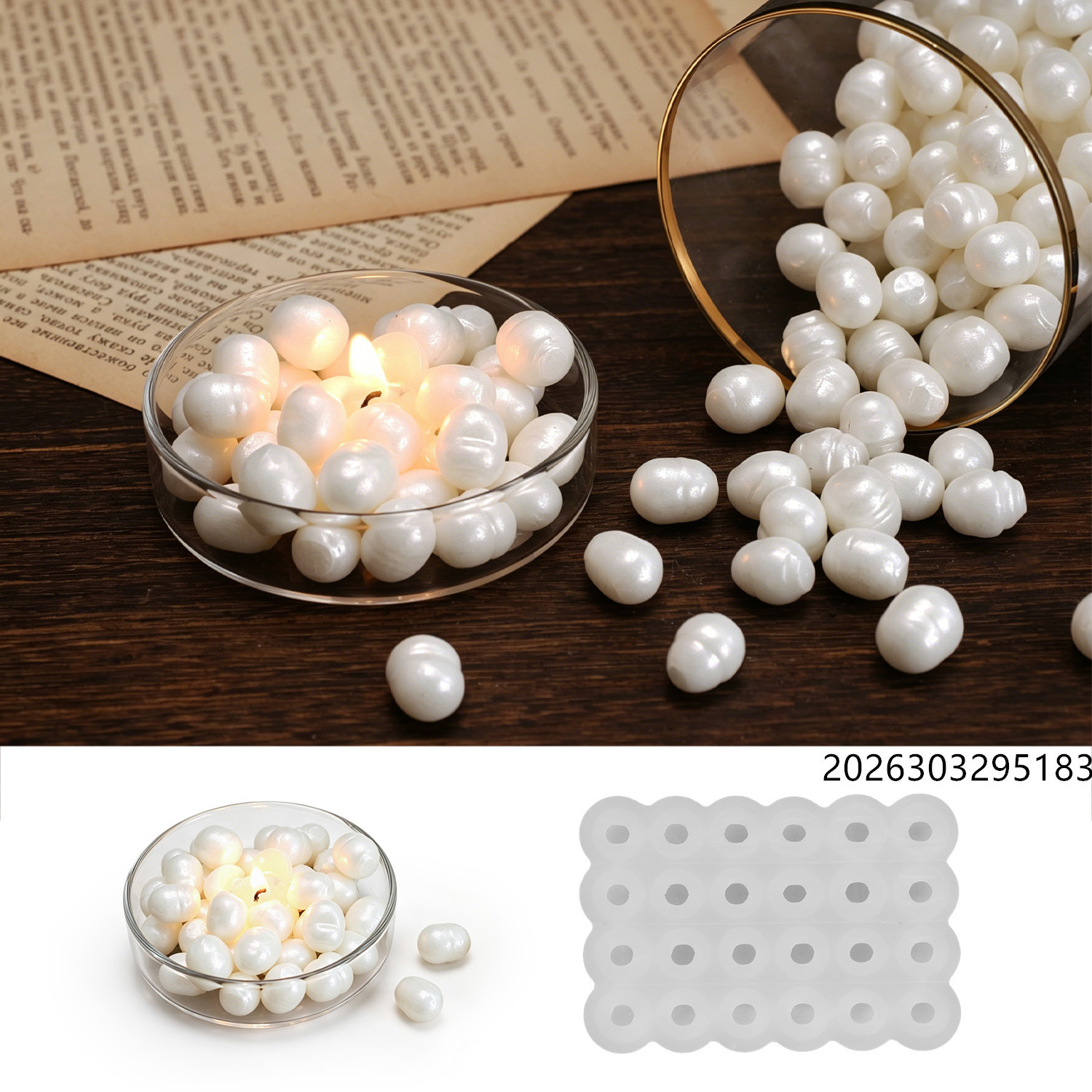 Healing Ocean Pearl Mirror Wax - đánh giá và giá Soap Making Name