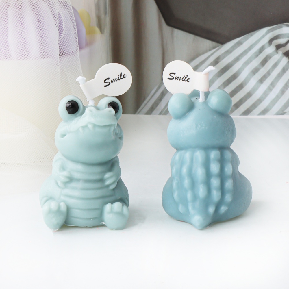 3D Cute Crocodile Candle Silic - đánh giá và giá Soap Making Gifts