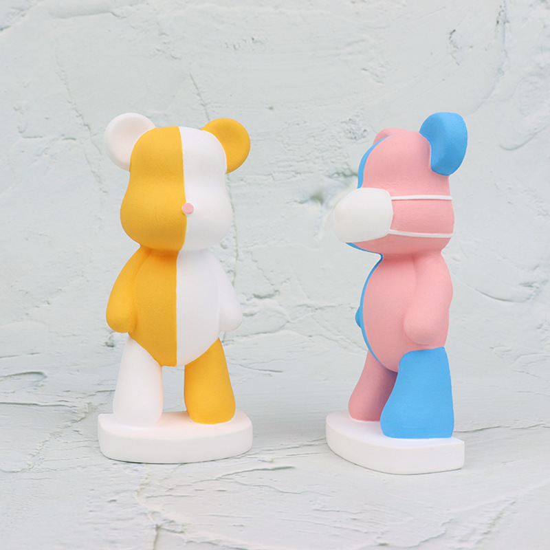 3D Cartoon Bear Silicone Candl - đánh giá và giá Soap Making Experiment