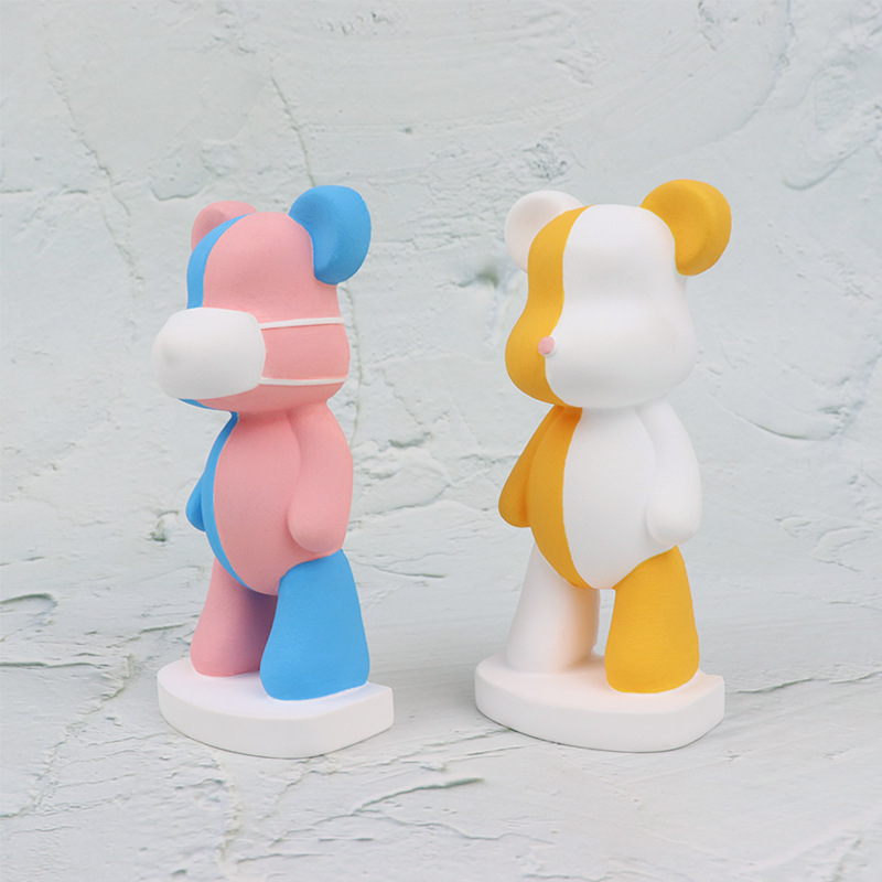 3D Cartoon Bear Silicone Candl - đánh giá và giá Soap Making Experiment