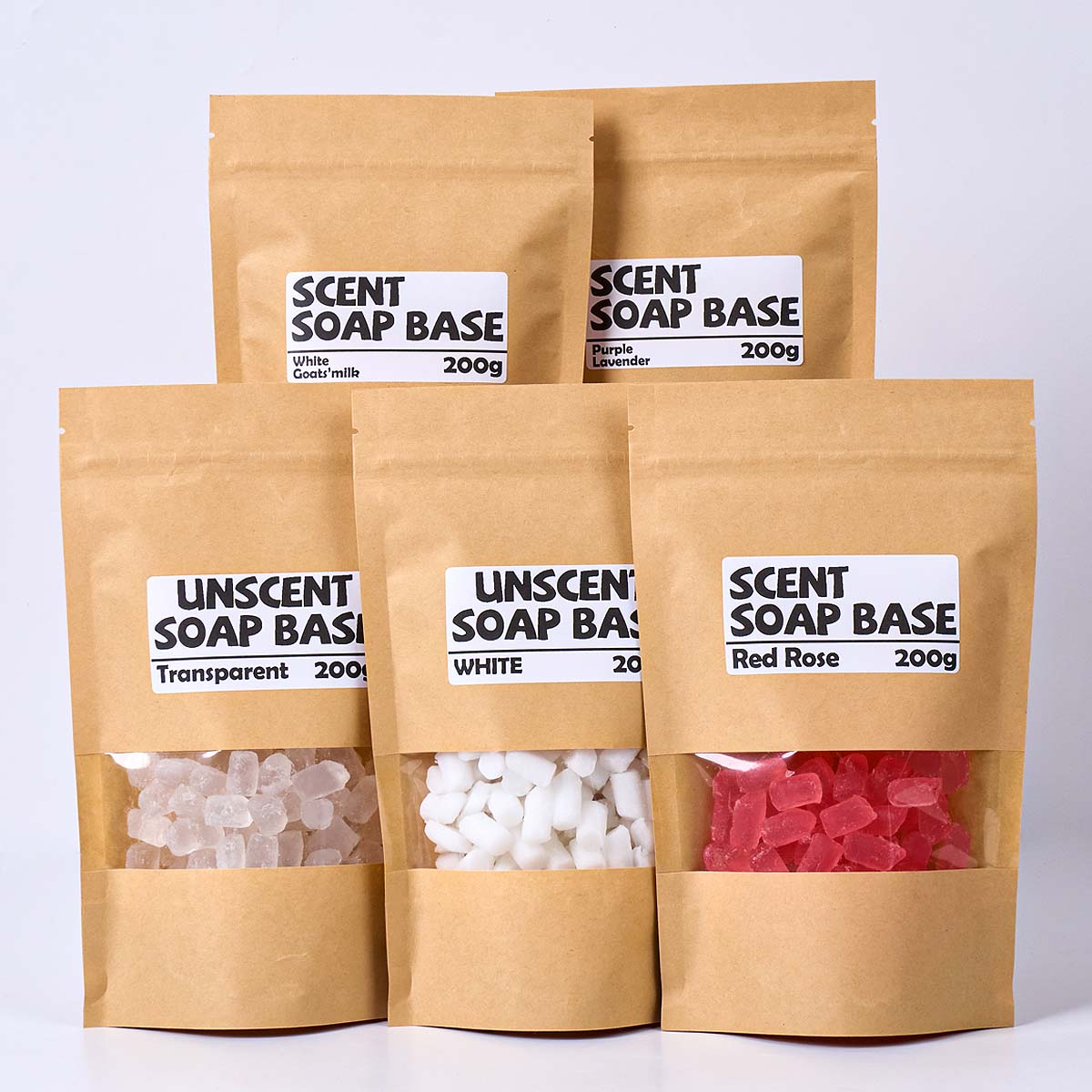 200g Color Glycerin Soap Base  - đánh giá và giá Soap Making Goats Milk