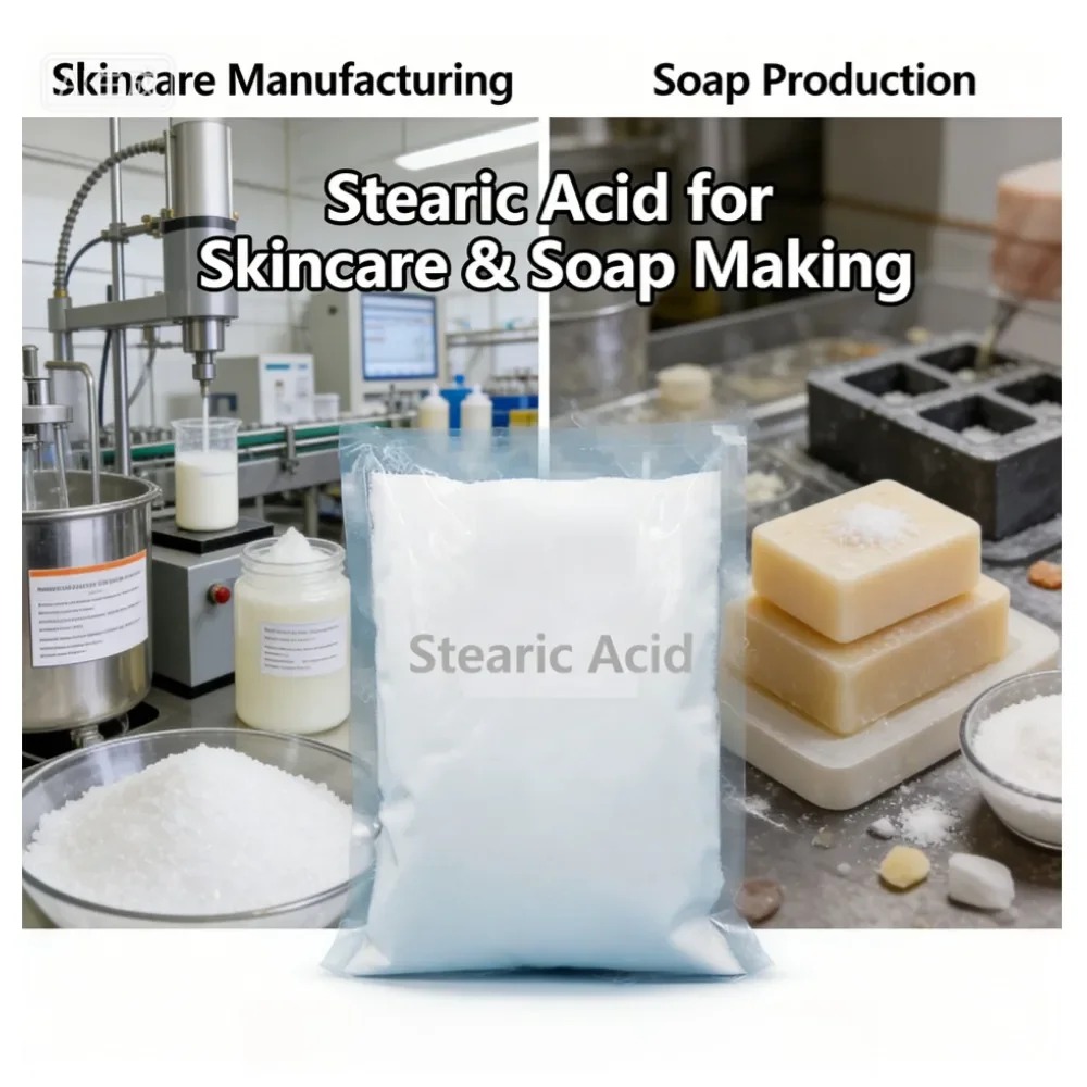 Stearic Acid Powder 100% Pure  - đánh giá và giá Soap Making Acid
