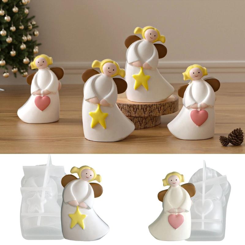 Love Angel Gypsum Mold Candle  - đánh giá và giá Soap Making Name