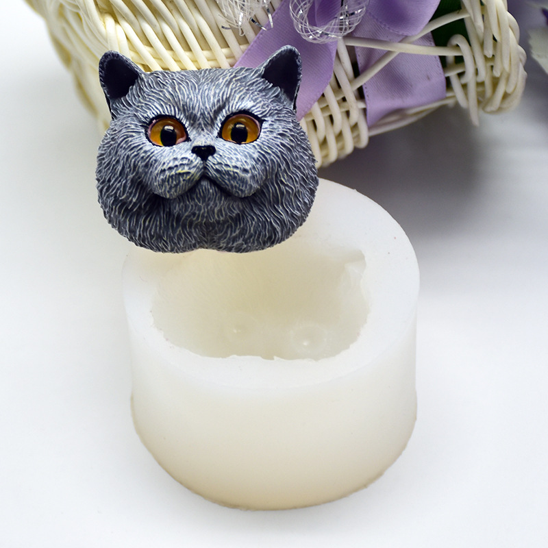 Silicone Mold Short-haired Cat - đánh giá và giá Soap Making Name
