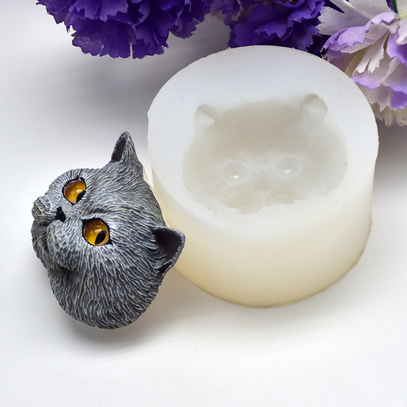 Silicone Mold Short-haired Cat - đánh giá và giá Soap Making Name