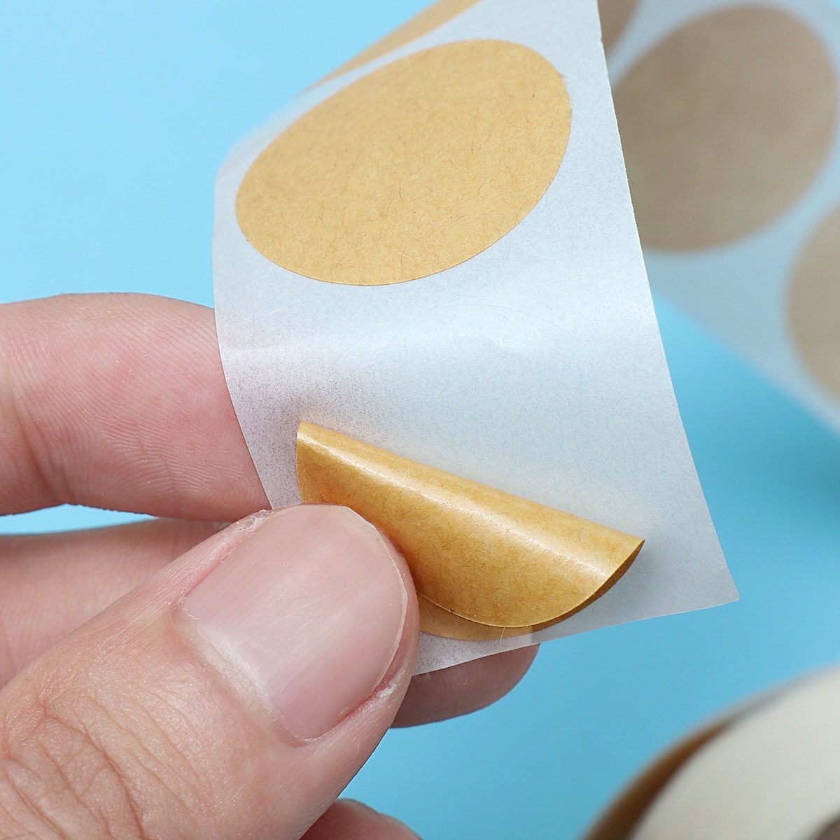 500Pcs Kraft Paper Round Seali - đánh giá và giá Kraft Soap Label