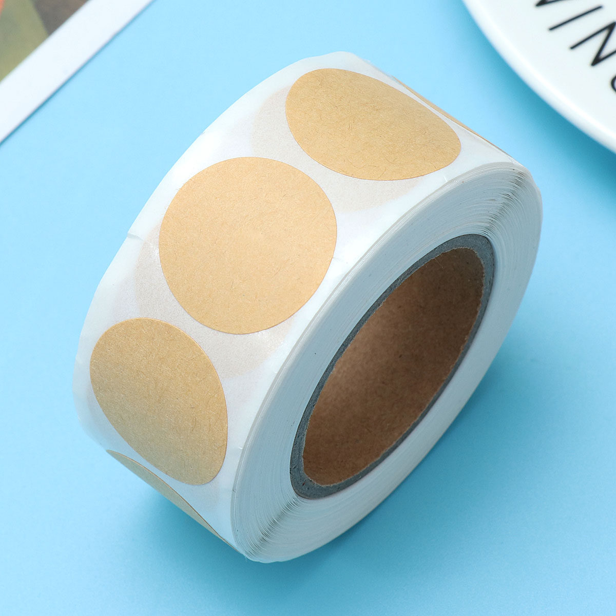 500Pcs Kraft Paper Round Seali - đánh giá và giá Kraft Soap Label