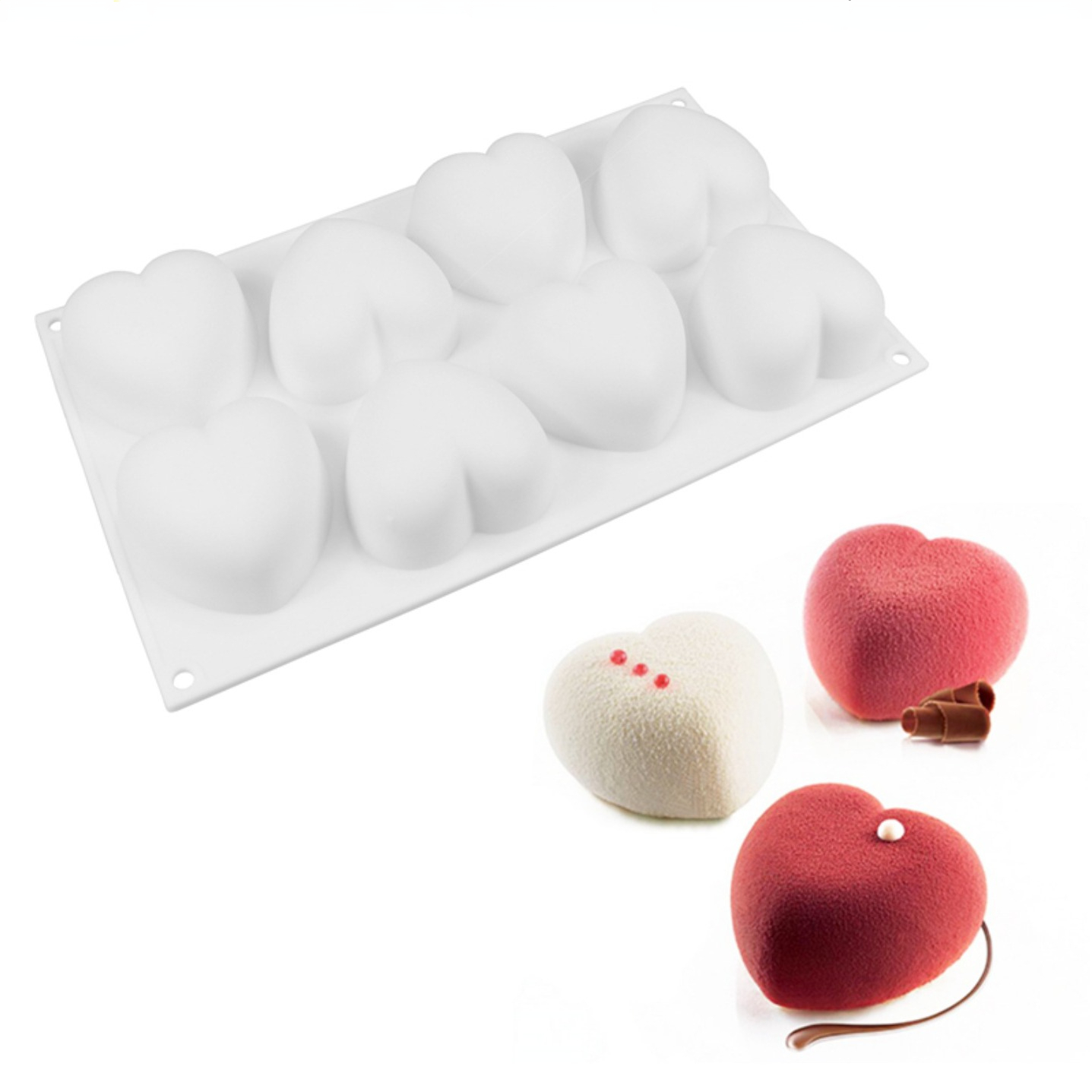 Love Heart Silicone Soap Mold  - đánh giá và giá Soap Making Experiment
