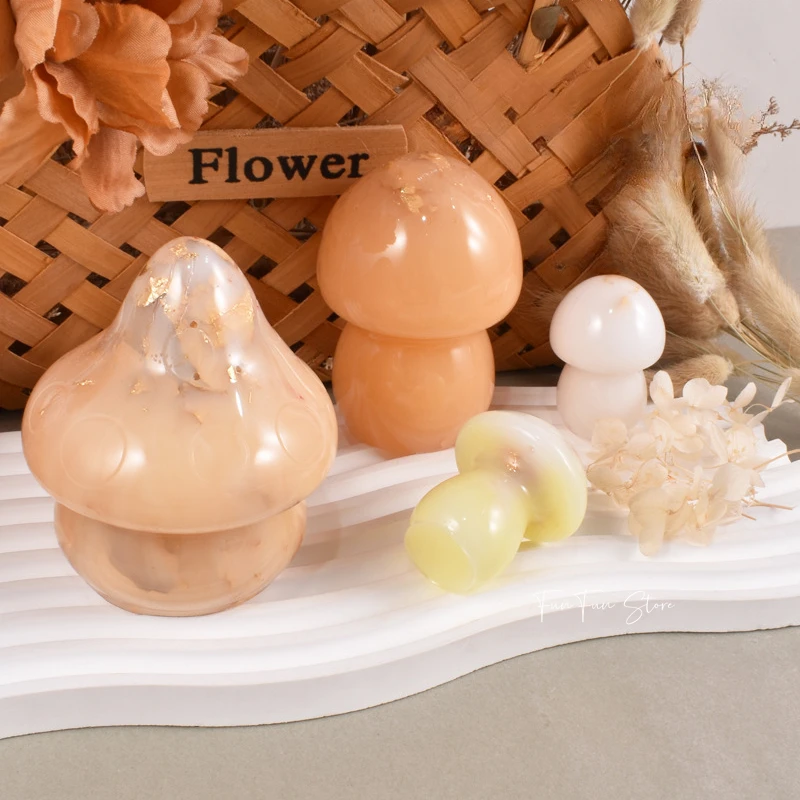 3D Mushroom Candle Silicone Mo - đánh giá và giá Soap Making Chemical