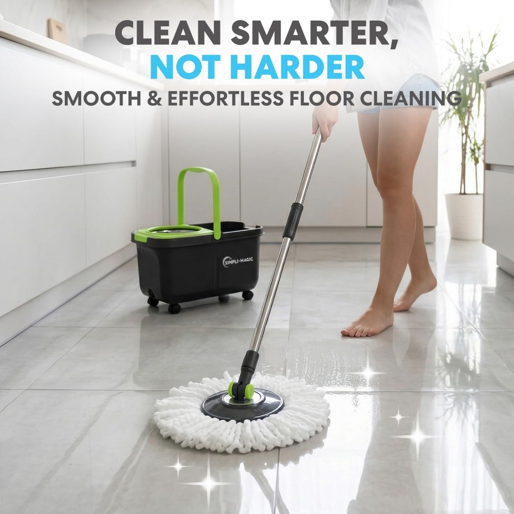 360° Spin Mop and Bucket with  - đánh giá và giá Kraft Soap Label