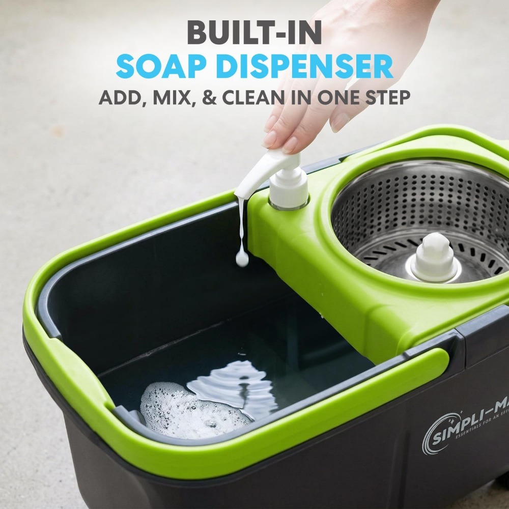 360° Spin Mop and Bucket with  - đánh giá và giá Kraft Soap Label