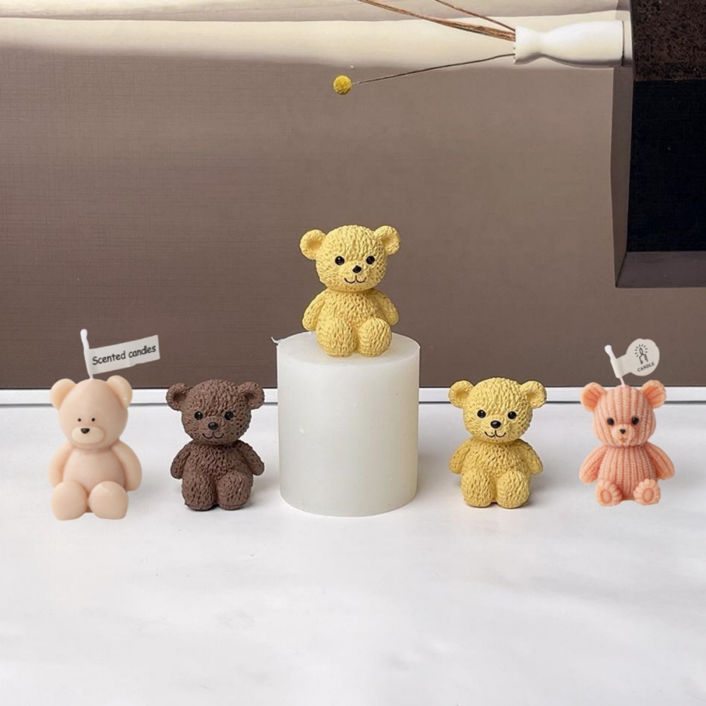 3D Cute Bear Candle Making Mou - đánh giá và giá Soap Making Chemical