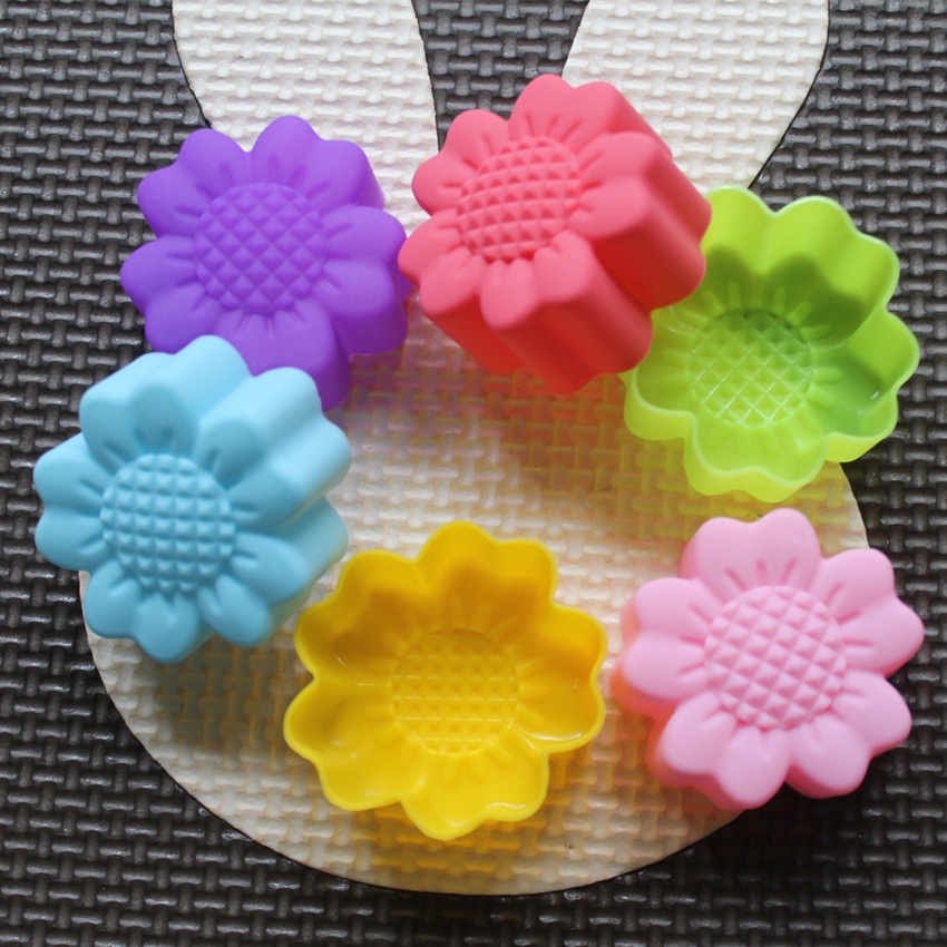 6 Pcs Set Non-Stick Flower Des - đánh giá và giá Soap Making Name