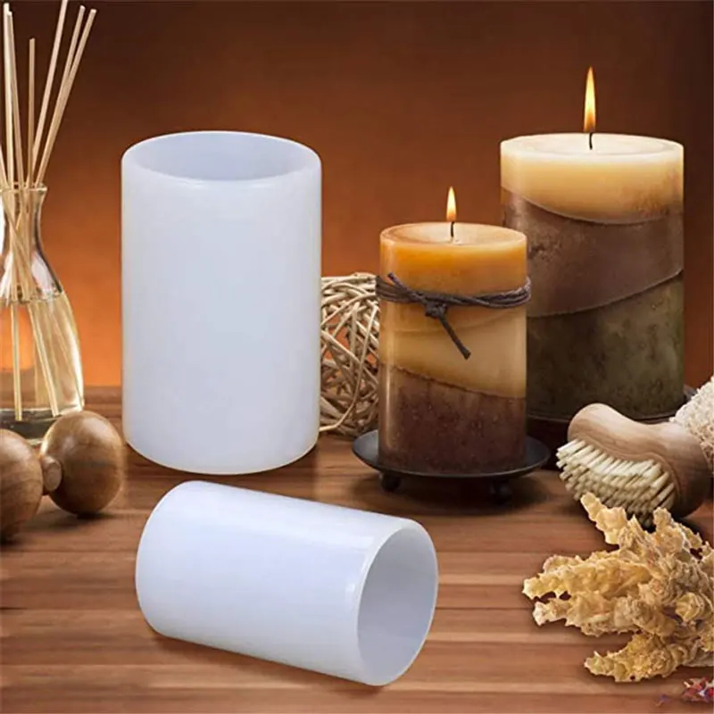 Xi Lanh Nến Silicon Khuôn Nhựa - đánh giá và giá Soap Making Chemical