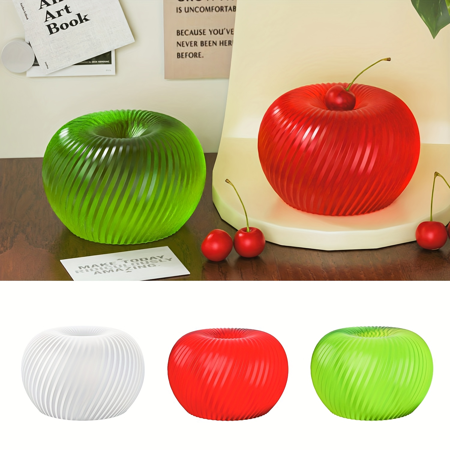 A trendy red apple silicone mo - đánh giá và giá Soap Making Name