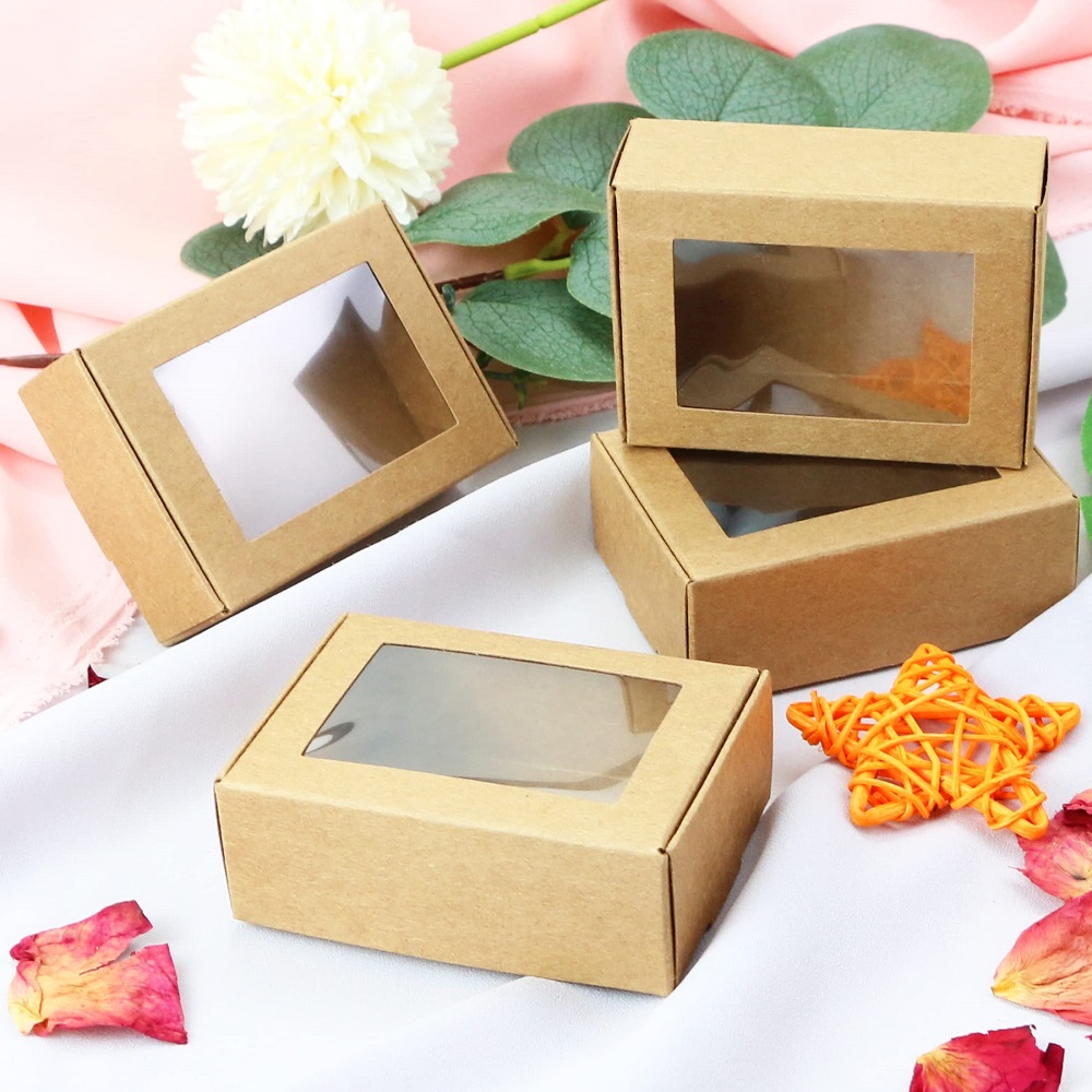 50Pcs Mini Kraft Paper Box wit - đánh giá và giá Kraft Soap Label