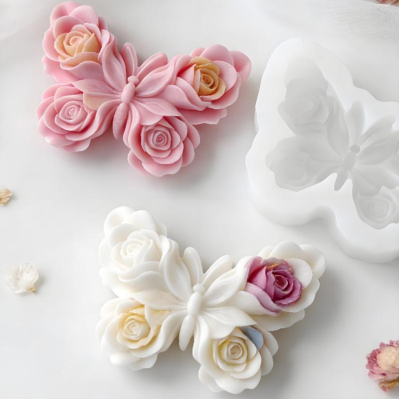 DIY Rose Butterfly Form Silico - đánh giá và giá Soap Making Name