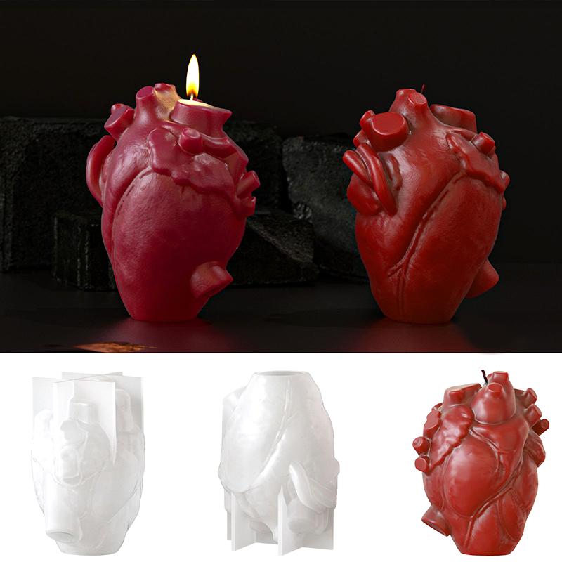 DIY Heart Shaped Candle Silico - đánh giá và giá Soap Making Gifts