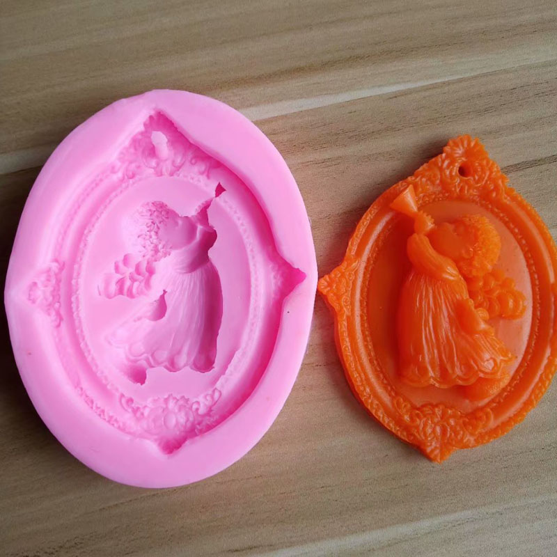 3D Angel Kids Shaped Silicone  - đánh giá và giá Soap Making Gifts