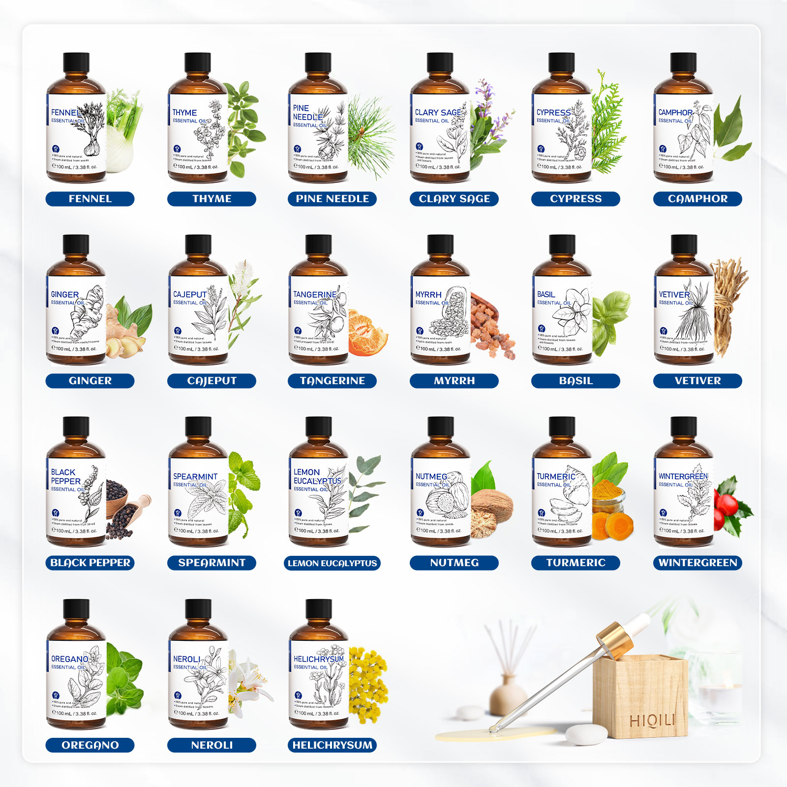 HIQILI 100% Natural,100mL Esse - đánh giá và giá Soap Making Chemical