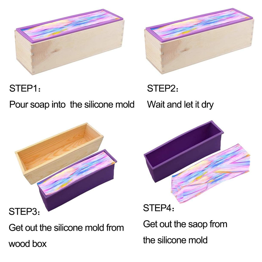 1.2L Silicone Soap Molds Kit 4 - đánh giá và giá Soap Making Experiment